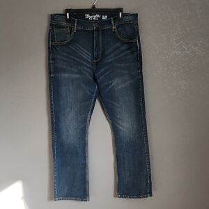 Wrangler Men's Deep Blue Bootcut Jeans